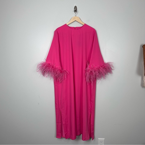 TUCKERNUCK Hot Pink Feather Jamie Dress - Picture 9 of 14
